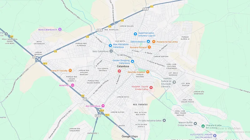 Mapa Catanduva